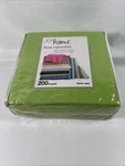 Jcpenney Home Expressions 200 Thread Count Twin Sheet Set Bright Green 3-PC. Fixed Price $23.99.