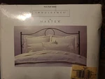 Nip Martex Full Flat Sheet Double Pearl Indulgence 100% Cotton Sateen New Sealed. Fixed Price $14.95.