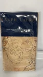 Ralph Lauren Verdonnet King Pillow Sham 100% Cotton Satin Paisley Camel New. Fixed Price $79.95.