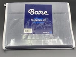 Bare Home - 2 Piece Standard Pillowcase Set 1800 Premium Microfiber In Gray. Fixed Price $10.99.