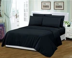 King Size, 6-PIECE, Microfiber, Deep Pocket, Sheet Set, Black, Great Quality!. Fixed Price $28.66.