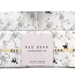 Rae Dunn Queen Sheet Set Spooky Skeleton Black Cat Halloween Goth Witch New 2024. Fixed Price $55.00.