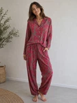 Lauren Ralph Black Label Chic Paisley Sleep Set Timeless Luxurious Sateen. Fixed Price $34.99.