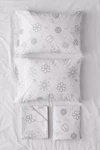 Urban Outfitters Peace Floral Sheet Set Size Queen. (Q1). Fixed Price $69.99.