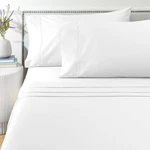 Beautyrest Liquid Cotton 400 Thread Count 100% Sheet Set-ivory. Fixed Price $55.00.
