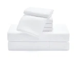 Casual Living Queen Sheets Set 6 Piece Cooling Bed With 4 Envelope Pillowcases. Fixed Price $59.67.