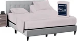 Luxurious 36" King 1000TC Egyptian Cotton Split Top Sheet Set - Light Grey. Fixed Price $161.99.