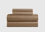Bnwt Quince Organic Bamboo Sheet Set Queen Size 4 Piece Walnut Brown. Fixed Price $104.00.