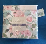 Charisma Queen Microfiber Six Piece Sheet Set "julia Dusty Rose" Floral Nip. Fixed Price $40.00.