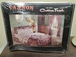 Cannon Monticello 3 Piece Twin Bedding Sheet Set Floral Impressions New. Fixed Price $19.95.