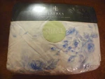Ralph Lauren "faye Blue" Twin Fitted Sheet-deep POCKETS-100% Cotton-new Pkg. Fixed Price $69.99.