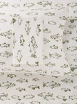 - King Sheet Set, Warm Breathable Cotton Flannel Bedding With Deep Pockets, Brus. Fixed Price $91.99.