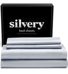 Silvery Infused Bed Sheets Set Award-winning Self-cooling Fabric. Fixed Price $100.00.