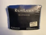 Ralph Lauren Blue Chambray Queen Flat Sheet Irregular New In Package. Fixed Price $49.99.