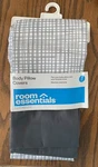 4 Body Pillow Cases. Pk. Room Essentials. Zippered. GRAY/WHI/2 Pkgs.. Fixed Price $14.00.