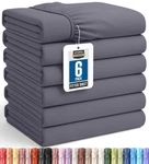 Fitted Sheets Queen Pack 6 Deep Pockets Microfiber Grey Utopia Bedding Bulk. Fixed Price $74.99.
