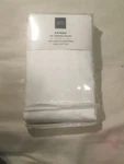 Hotel Parkavenue 350 Threadcount 2 King Size Pillowcases White Sateen 100%COTTON. Fixed Price $28.00.