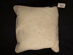 Ralph Lauren Throw Pillow 16" X Catalina Island Embroidery Cream New Tag. Fixed Price $99.95.