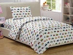 Mk Home 3PC Size Sheet Set Police Cars Construction Trucks Twin,. Fixed Price $33.63.