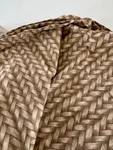 Ralph Lauren Desert Plains Wicker Sand Brown Gold Tan Queen Flat Sheet Italy. Fixed Price $99.00.