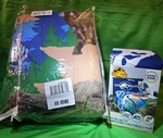 New! Franco Jurassic World 5 Pc. Bed Set, Reversible Comforter + Sheet Full. Fixed Price $39.99.