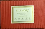 Biltmore: 100% Egyptian Cotton King Sheet Set, 625 Thread Count, Red, Brand New.. Fixed Price $119.95.