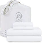 Threadmill Cotton Set 100% For Queen, White Solid. Fixed Price $67.49.