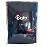 Bare Home Queen Fitted Sheet - Premium 1800 Microfiber New Navy Bottom. Fixed Price $21.89.