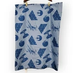 Disney Star Wars Blue Death Twin Size Flat Sheet Only Lucasfilm Ltd. Fixed Price $7.61.