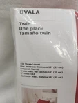 Ikea Dvala Orange Twin Set Flat Sheet/fitted Sheet/pillowcase New Bag. Fixed Price $15.00.
