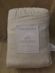 Casaluna Linen Sheet Set Full Snowfall White. Fixed Price $109.00.