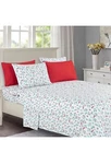 Elegant Comfort Holiday Printed (6 Piece) Sheet Set,pickup Tree.. Fixed Price $31.99.