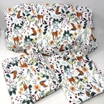 Charisma Queen Fitted Sheet Microfiber Wild Woods Animals Floral 2 Pillowcases. Fixed Price $26.77.