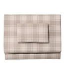 Ll Bean Queen Sheet Set Ultra Soft Flannel Plaid Driftwood Bone 100% Cotton New. Fixed Price $115.00.