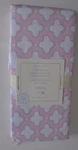 Pottery Barn Baby Kids Crib Fitted Sheet Harper Clover Geo Print Light Pink #103. Fixed Price $21.92.
