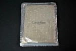 Vtg New Calvin Klein Home Pillowcases Standard Size String Stripe Sand 101125K. Fixed Price $149.99.