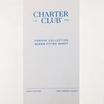 New Pkg White 18 Deep Queen Fitted Sheet Charter Club Damask 550 100% Cotton. Fixed Price $69.97.