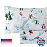 Elegant Comfort Luxuriously Soft 4-PIECE Holiday Velvet Plush Flannel Sheet Set. Fixed Price $67.73.