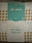 Pillowfort Microfiber Full Sheet Set Lightning Bolt X3. Fixed Price $29.99.