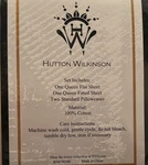 Hutton Wilkinson Queen 100% Cotton 451-600TC Beige Sheet Set Rn #98506. Fixed Price $65.00.