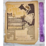 1906 The Goblin Man Sheet Music Gothic Nursery Shadow Illustration Piano Vocal. Fixed Price $24.99.