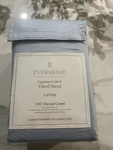 Everhome Egyptian Cotton King Fitted Sheet 700 Thread Count Light Blue.. Fixed Price $149.99.