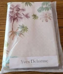 Nwt Yves Delorme Paris Laos 100% Organic Cotton Queen Duvet Cover Floral France. Fixed Price $314.80.