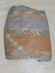 Vintage 1990S Collier Campbell Aztec Southwest Zuni Pattern Twin Flat Sheet. Fixed Price $30.00.