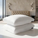 Beautyrest Goose Feather Down Fiber Gusseted Jumbo Size Of 2, White. Fixed Price $74.99.