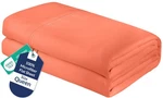 Royale Linens Flat Sheet - Ultra Soft Brushed 1800 Queen, Coral. Fixed Price $19.49.