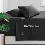 Manyshofu Extra Deep Pocket Queen Sheet Sets - Hotel Luxury 1800 Thread Count.... Fixed Price $35.64.