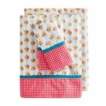 Pioneer Woman Petal Party Full Bed Cotton Set, 300 Thread Count. Fixed Price $29.99.