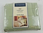 Vintage Full Flat Sheet 250 Thread Count Light Green. Fixed Price $17.98.