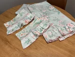 Vintage J.p. Stevens Utica Queen Sheet Set Floral Ruffles 1982 Excellent. Fixed Price $30.00.